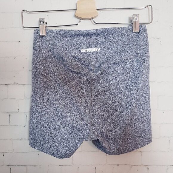 Do You Even Bike Shorts Booty Shorts Size XS Heathered Gray 3 Inch Inseam Active - Picture 4 of 7